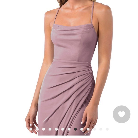 Azazie Kalea - DUSTY ROSE SIZE 4 - Picture 9 of 15